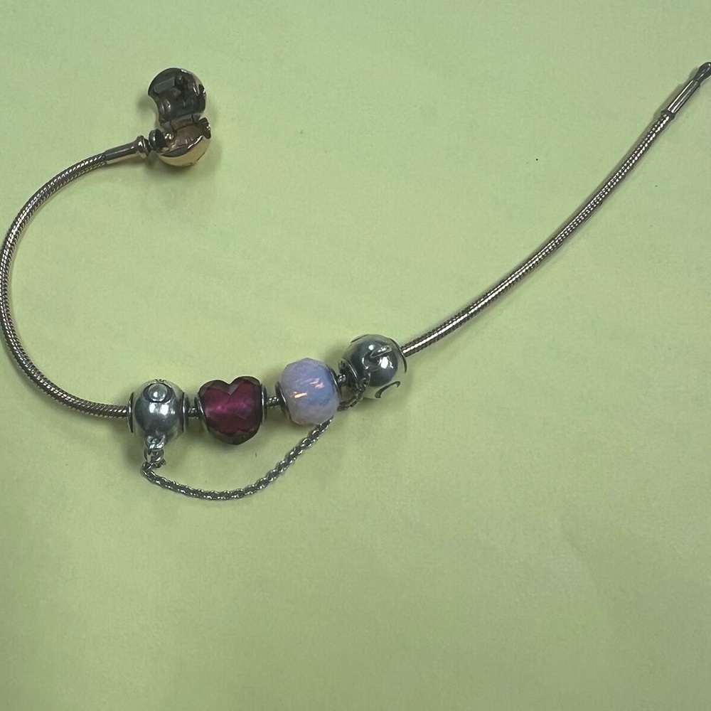 Pandora Essence Rose Gold Bracelet and Charm Bracelet